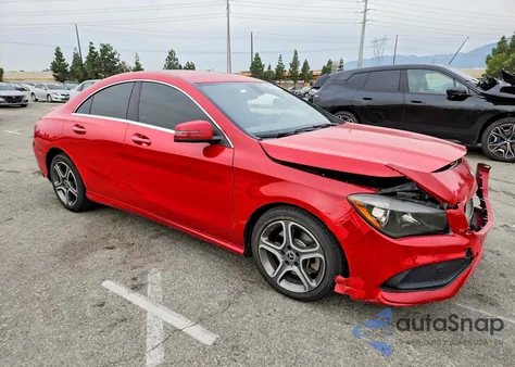 2018 Mercedes-Benz Cla 250 z USA, uszkodzony, nr VIN WDDSJ4EB3JN615286